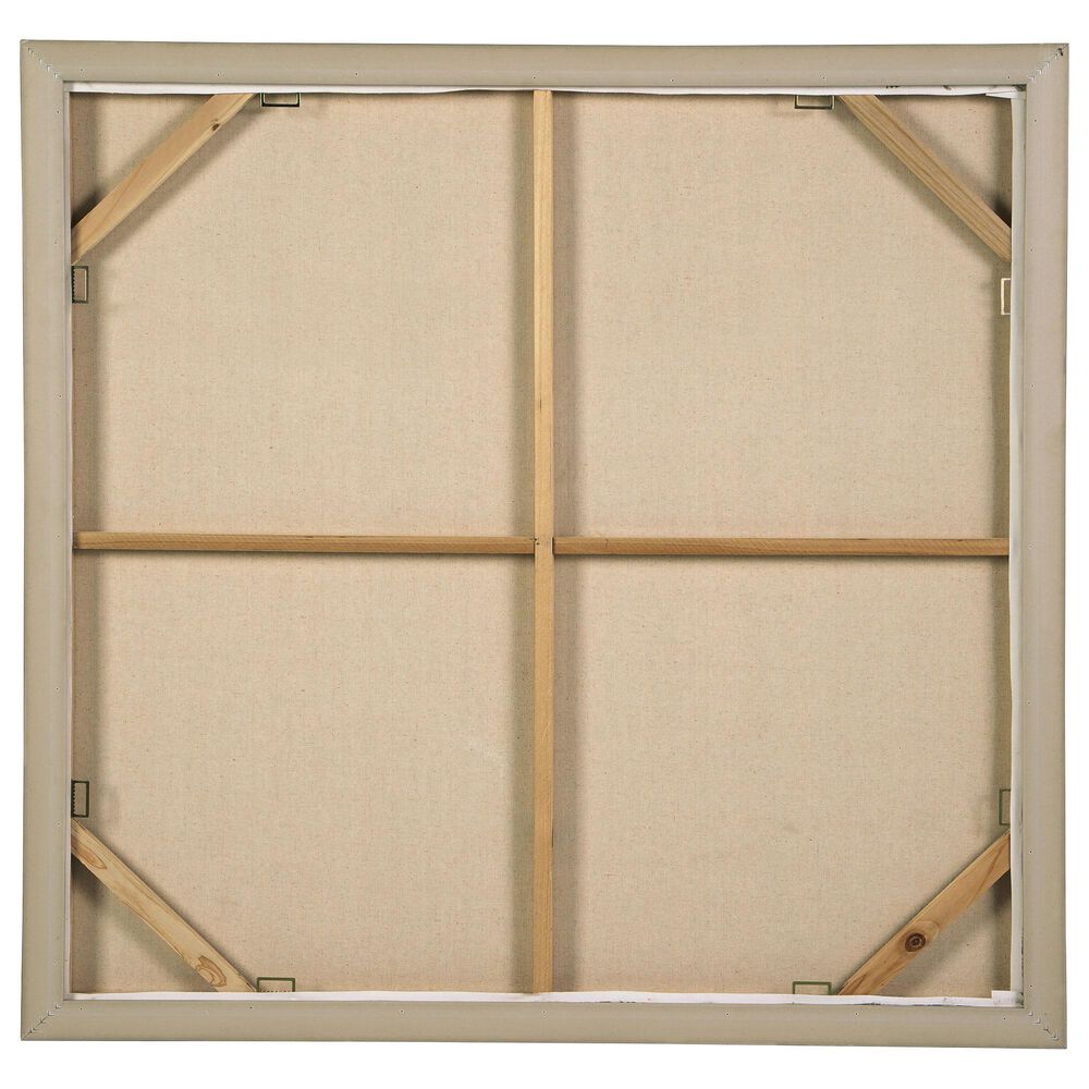 Ashley Weatheridge 35.63&quot; x 35.38&quot; Wall Art in Orange and Gray, , large