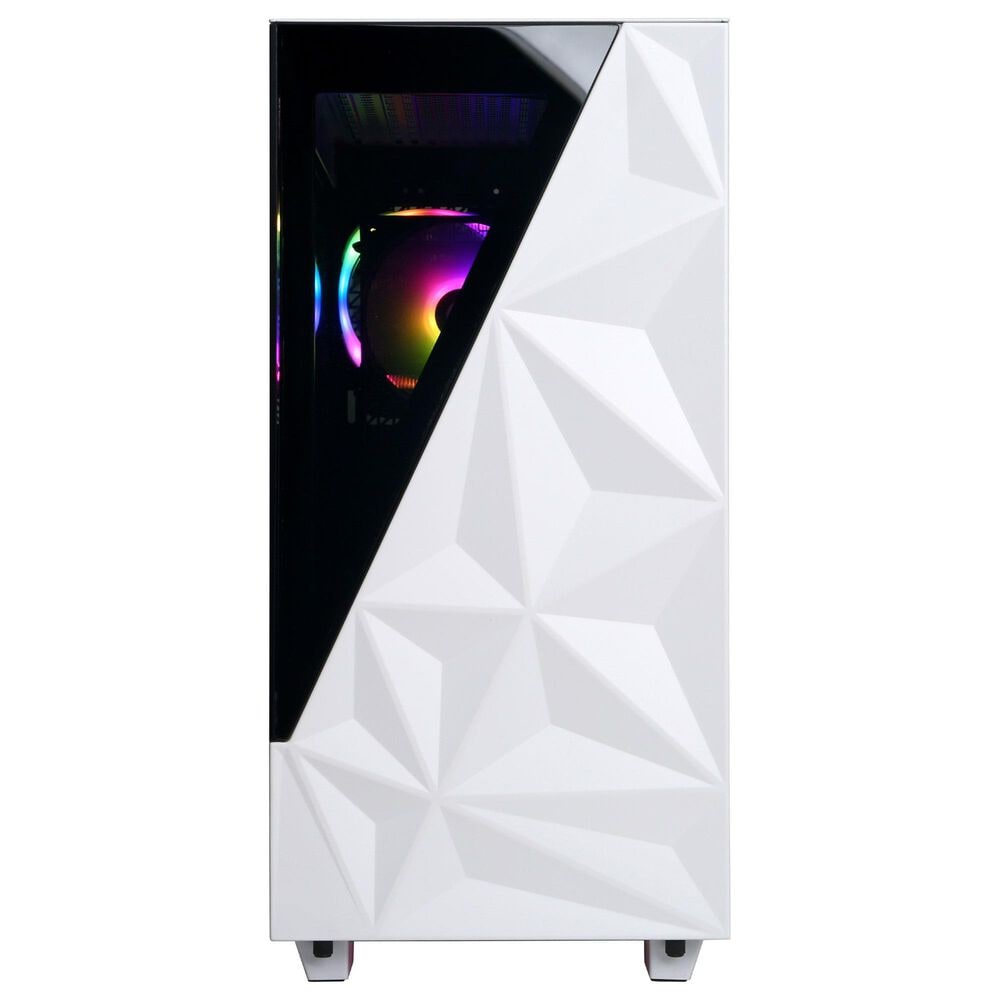 CyberPowerPC Gamer Master Gaming Desktop | AMD Ryzen 5 8400F - 16GB RAM - NVIDIA GeForce RTX 5060 Graphics - 2TB SSD in White, , large