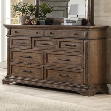 New Heritage Design Mar Vista Dresser in Brushed Walnut, , large