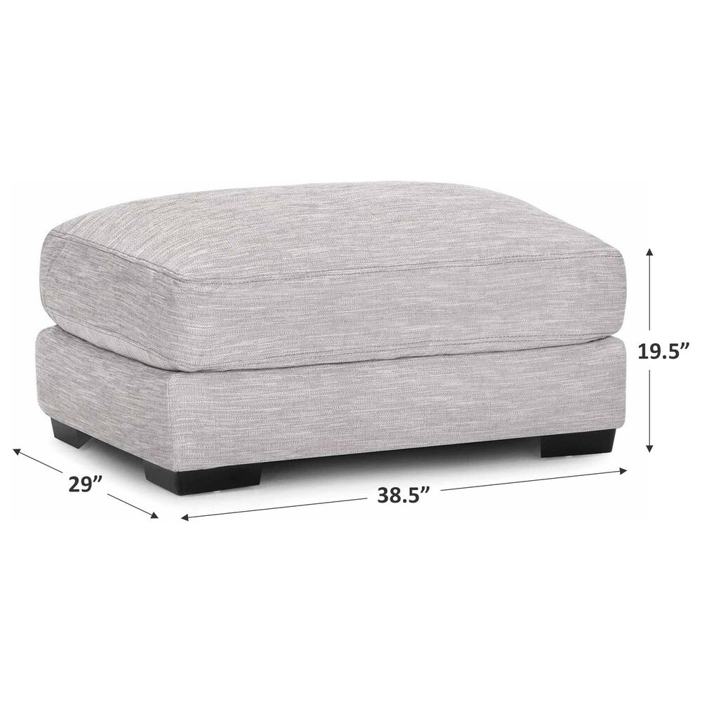 Moore Furniture Barton Ottoman in Fog, , large