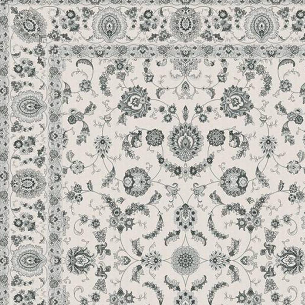 Central Oriental Trisha Yearwood Belmont Kamina 7&#39;10&quot; x 9&#39;6&quot; Grey and Ivory Area Rug, , large