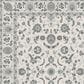 Central Oriental Trisha Yearwood Belmont Kamina 7"10" x 9"6" Grey and Ivory Area Rug, , large