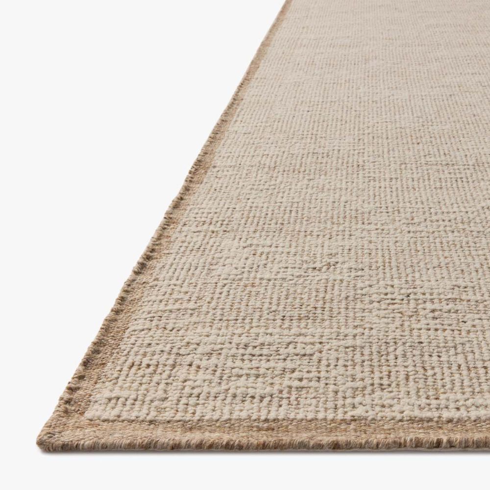 Amber Lewis x Loloi Dakota 4&#39; x 6&#39; Natural and Ivory Area Rug, , large