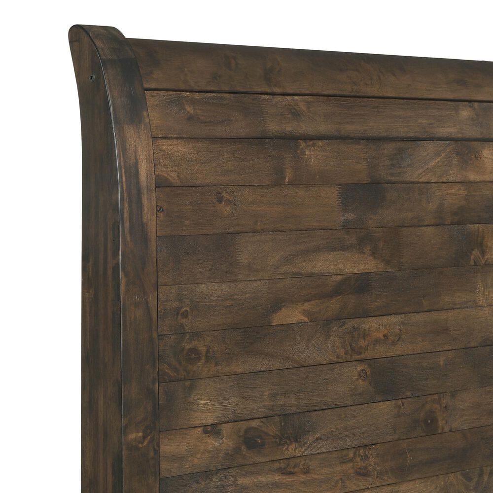 New Heritage Design Blue Ridge King Bed in Rustic Gray, , large