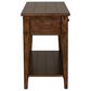 Belle Furnishings Lake House Sofa Table in Rustic Brown, , large