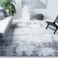 Safavieh Craft CFT850M 6"7" x 9" Blue and Grey Area Rug, , large