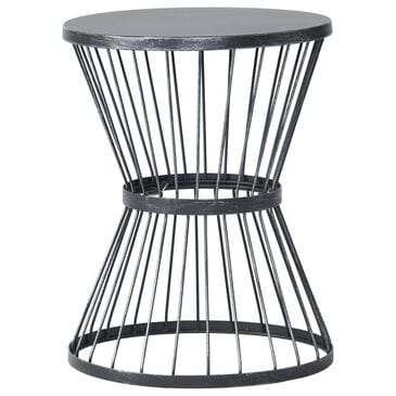 Hearth and Haven Lassen Patio Side Table in Black, , large