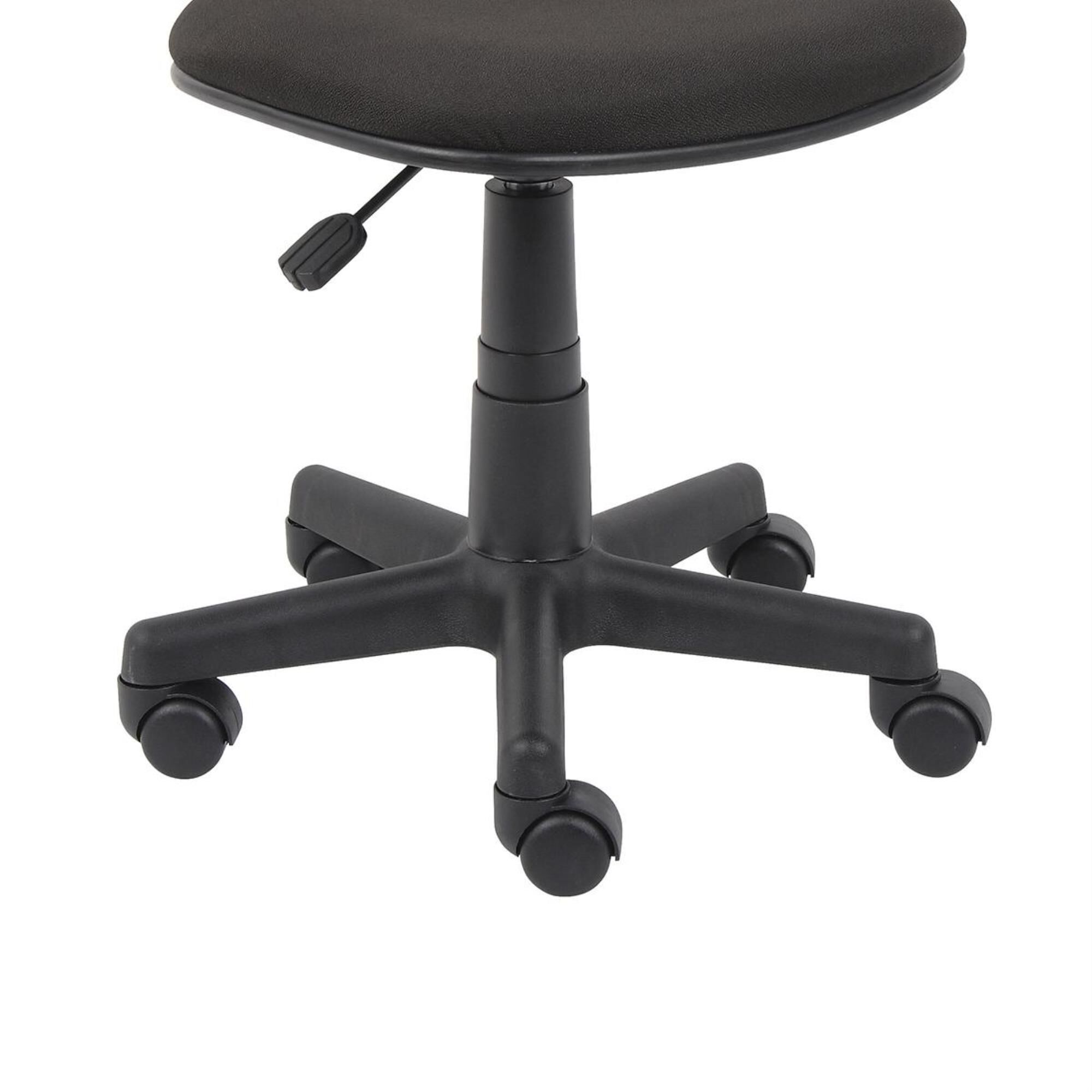Boss black fabric steno chair sales