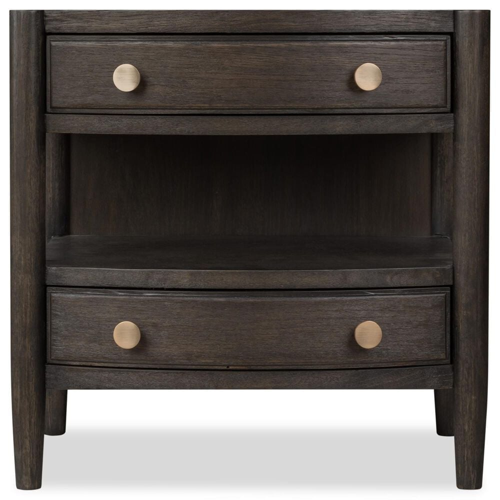 Urban Home Rockport 2-Drawer Nightstand in Yin, , large
