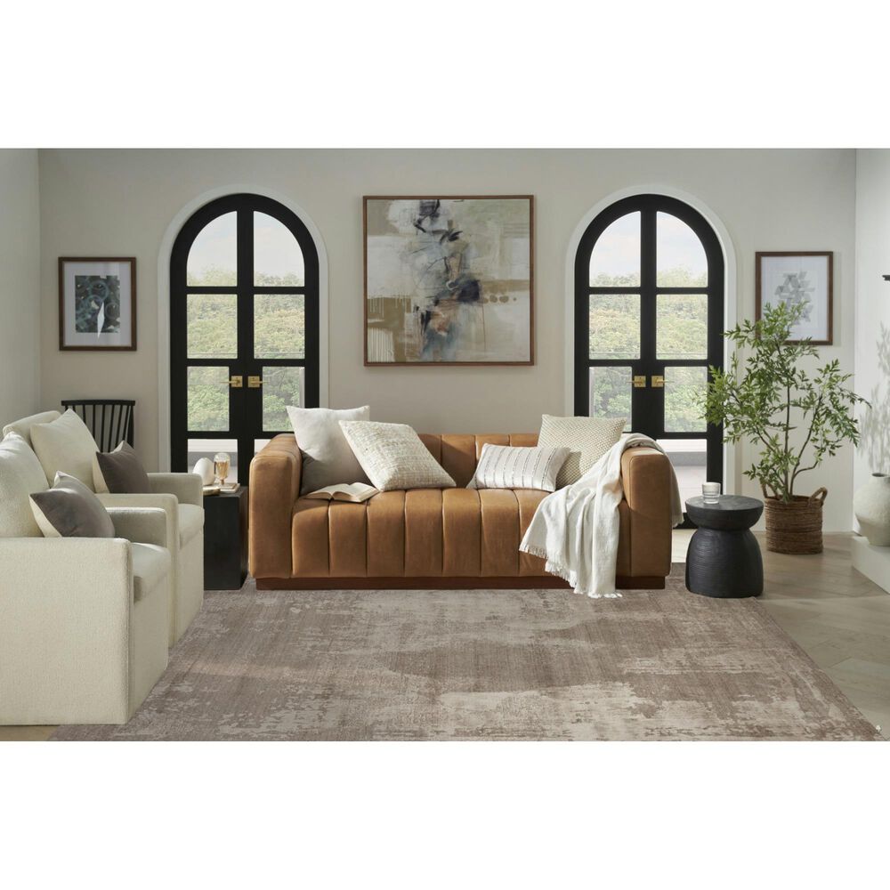 Nourison Harmony 7&#39;9&quot; x 9&#39;9&quot; Silver and Grey Area Rug, , large