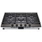 LG 36" Gas Cooktop with Ultraheat 20K BTU Burner In Black Stainless Steel, , large