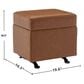 Lamps Per Se Wovenbyrd 25" Wide Rectangle Gliding Ottoman, , large