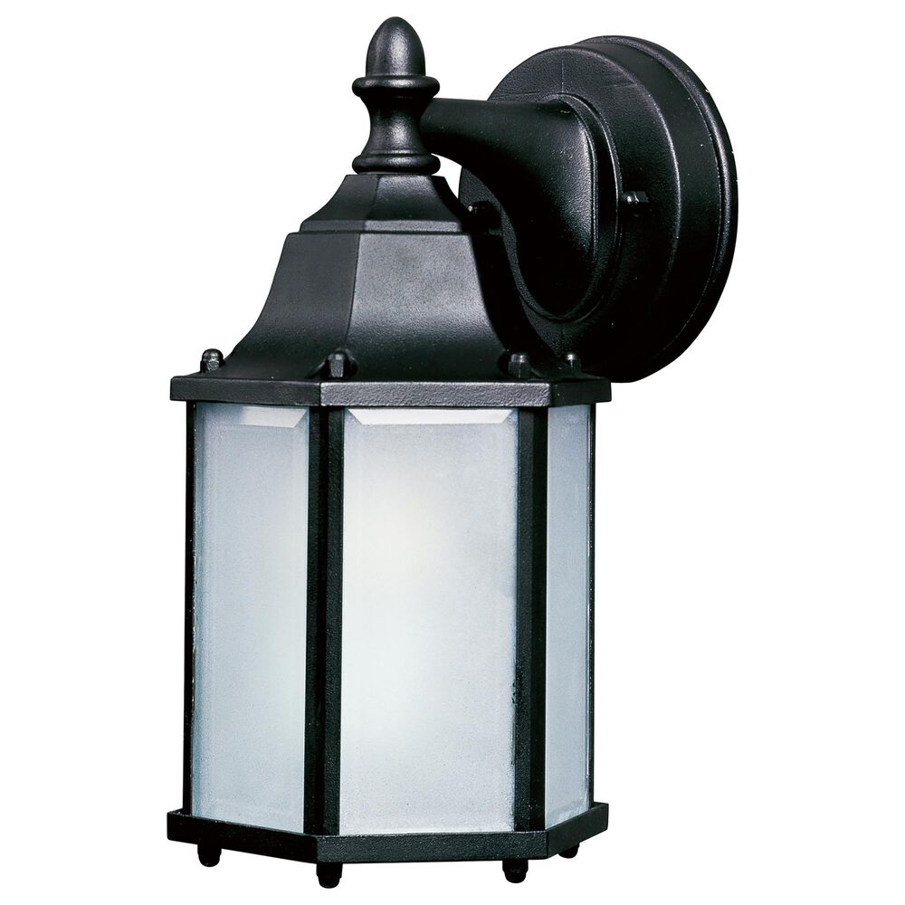 Maxim Lighting Builder Cast 10" LED 1-Light Outdoor Wall Mount in Black, , large