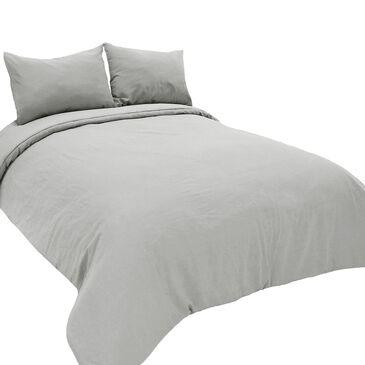 Signature Design by Ashley Eilena 3-Piece Queen Comforter Set in Gray, , large