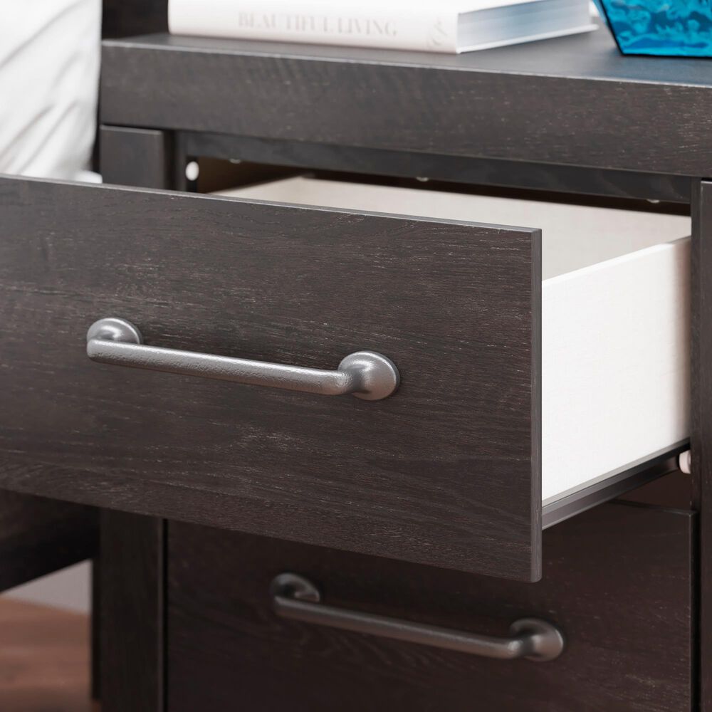 Ashley Hollivern 2-Drawer Nightstand in Dark Gray, , large