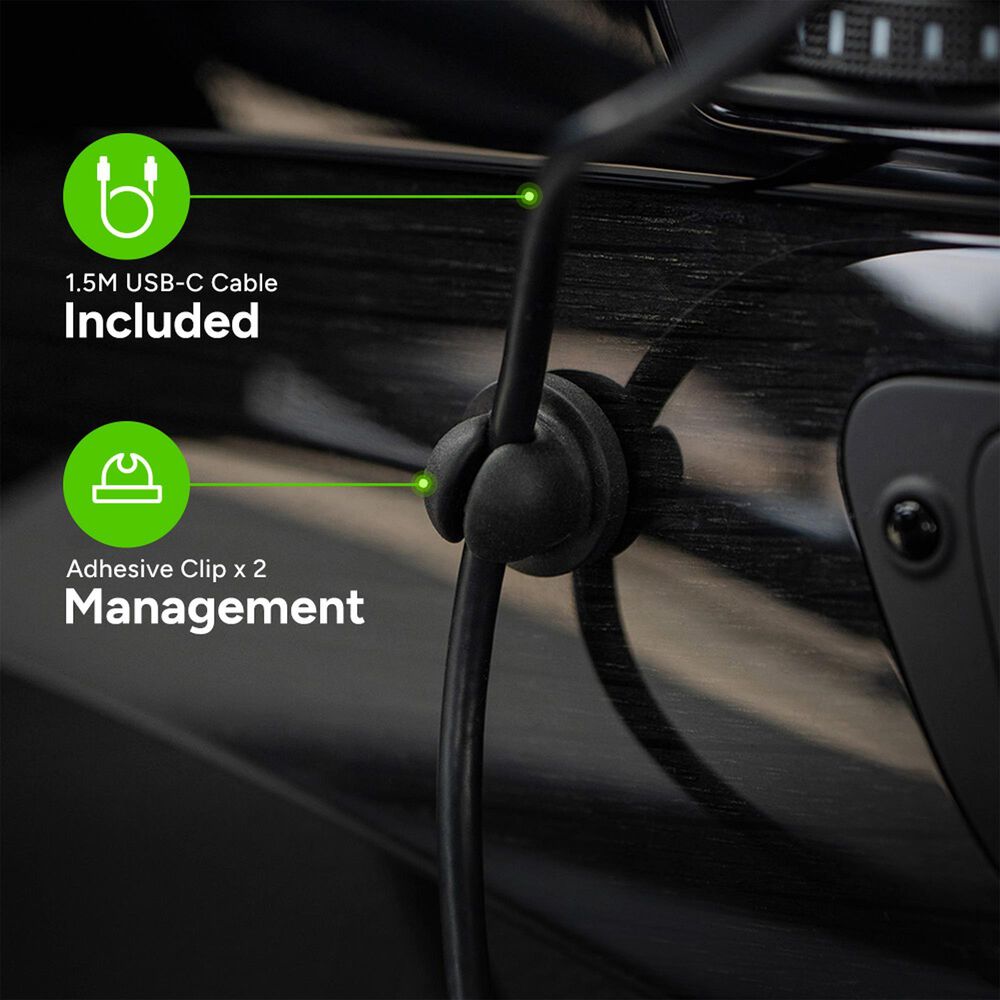 Mophie 15W Snap Plus Wireless Charging Car Vent Mount in Black, , large