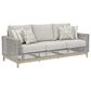 Ashley Seton Creek Stationary Patio Sofa in Gray, , large