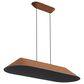 Golden Lighting Faroe 43" 1-Light LED Pendant in Coffee and Black, , large