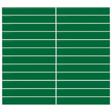 Dal-Tile Color Wheel Emerald 12"" X 10"" Ceramic Mosaic Sheet, , large