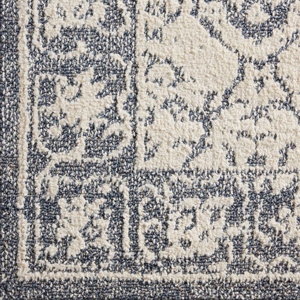 Magnolia Home Gigi Ivory and Blue 5&#39;3&quot; x 7&#39;6&quot; Area Rug, , large