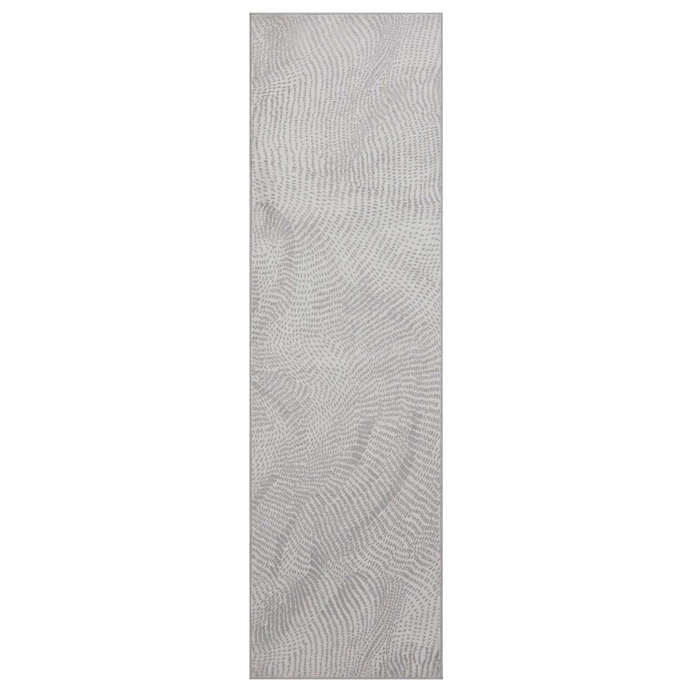Nourison Central Park West CEP01 Grey 2"2" x 7"6" Runner, , large