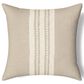 Ann Gish Echelon 24" x 24" Square Throw Pillow in Natural, , large
