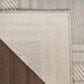 Nourison Horizon HOZ03 Grey 6" x 9" Indoor/Outdoor Area Rug, , large