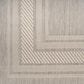 Nourison Horizon HOZ03 Grey 10" x 14" Indoor/Outdoor Area Rug, , large