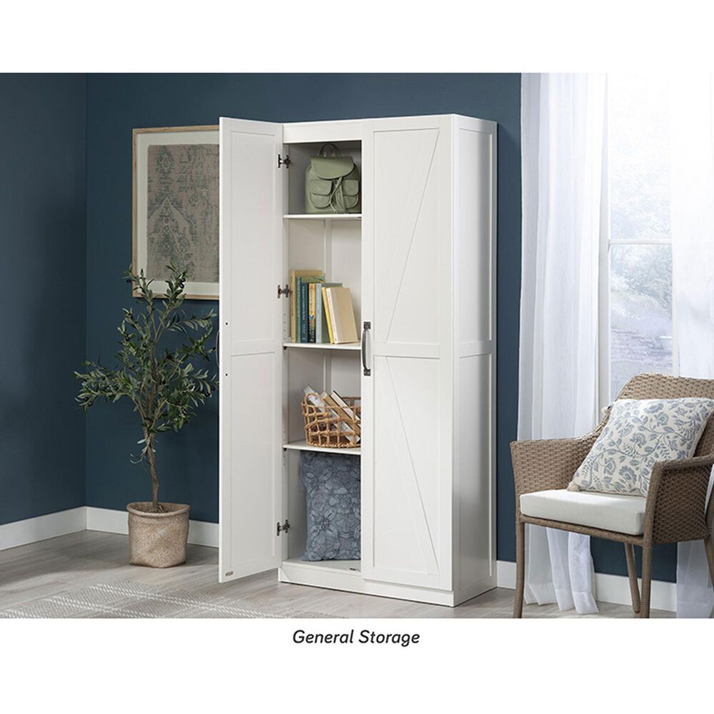 Sauder Select 16" 2-Door Storage Cabinet in White, , large
