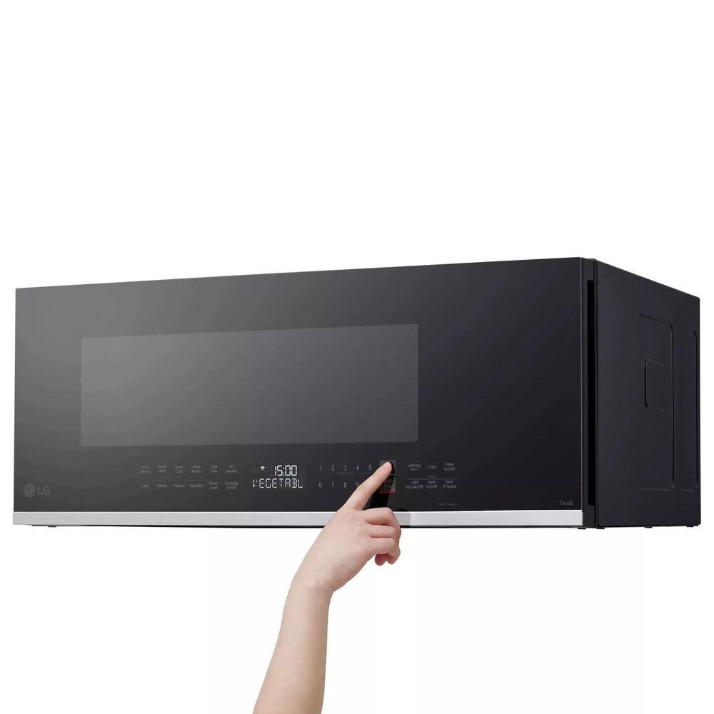 LG 1.3 Cu. Ft. Over-The-Range Microwave Oven in PrintProof Stainless Steel, , large