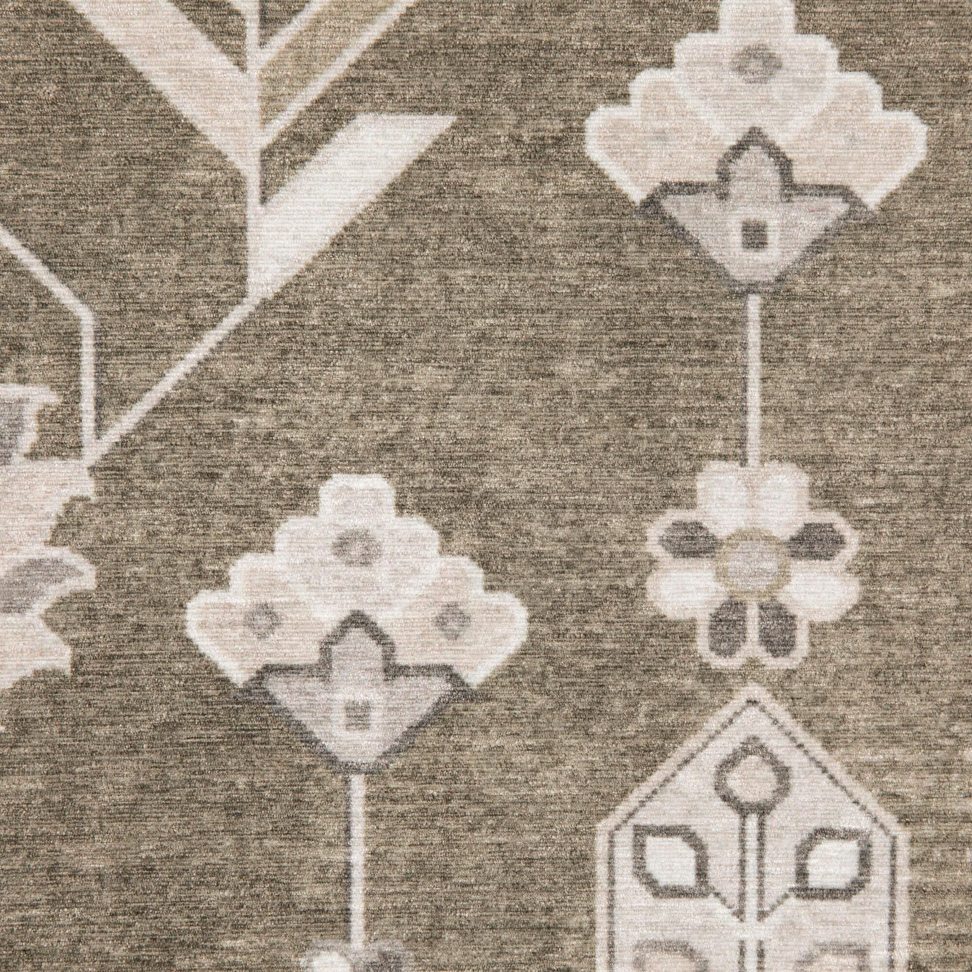 ROW by Oriental Weavers Addison Brown and Ivory 6'7