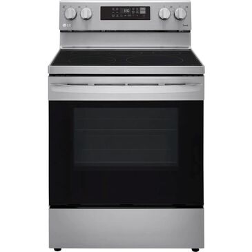 LG 6.3 Cu. Ft. Smart Wi-Fi Enabled Fan Convection Electric Range with Air Fry and EasyClean in Stainless Steel, , large