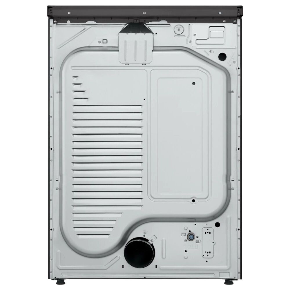 LG 5 Cu. Ft. Front Load Washer with 25 Wash Cycles and 7.4 Cu. Ft. Electric Dryer Laundry Pair in Black Steel, , large