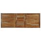 Millenium 7-Piece Dining Set in Brown, , large