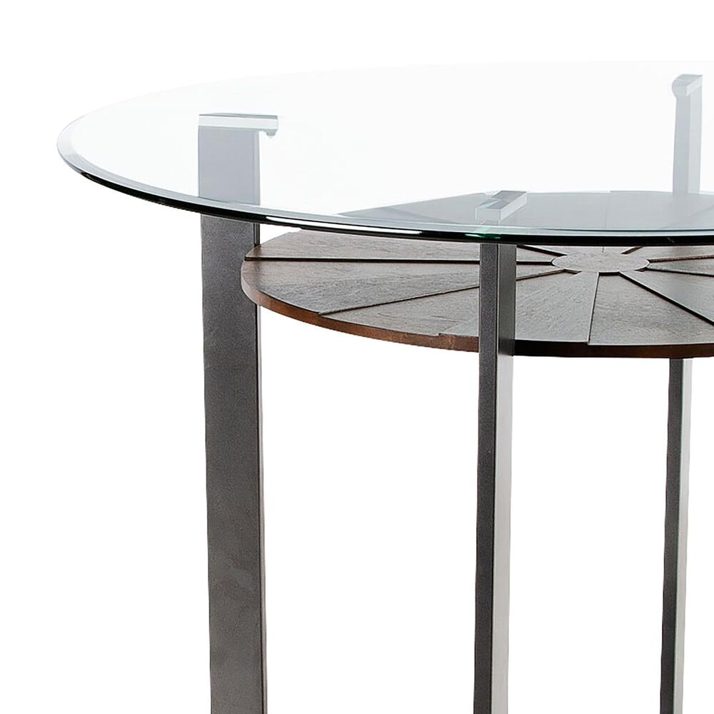 Steve Silver Owen 48&quot; Counter Height Table in Carmel/Silver, , large