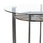 Steve Silver Owen 48" Counter Height Table in Carmel/Silver, , large