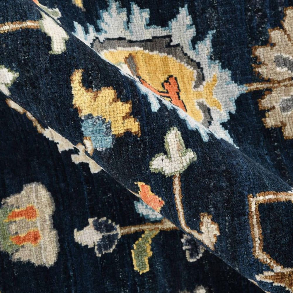 Amer Rugs Antiquity 2&#39;6&quot; x 10&#39; Navy Blue Runner, , large