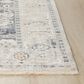 RIZZY Iconic 3"11" x 5"6" Blue and Neutral Area Rug, , large