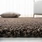 Safavieh August Shag 10" x 14" Brown Area Rug, , large