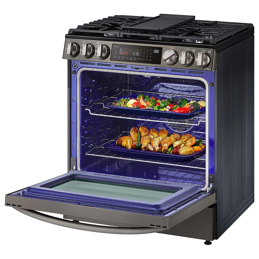 LG 6.3 Cu. Ft. Gas Slide-In Range with Air Fry in Black Stainless Steel, , large