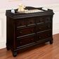 Baby Cache Glendale 6-Drawer Dresser in Charcoal Brown, , large