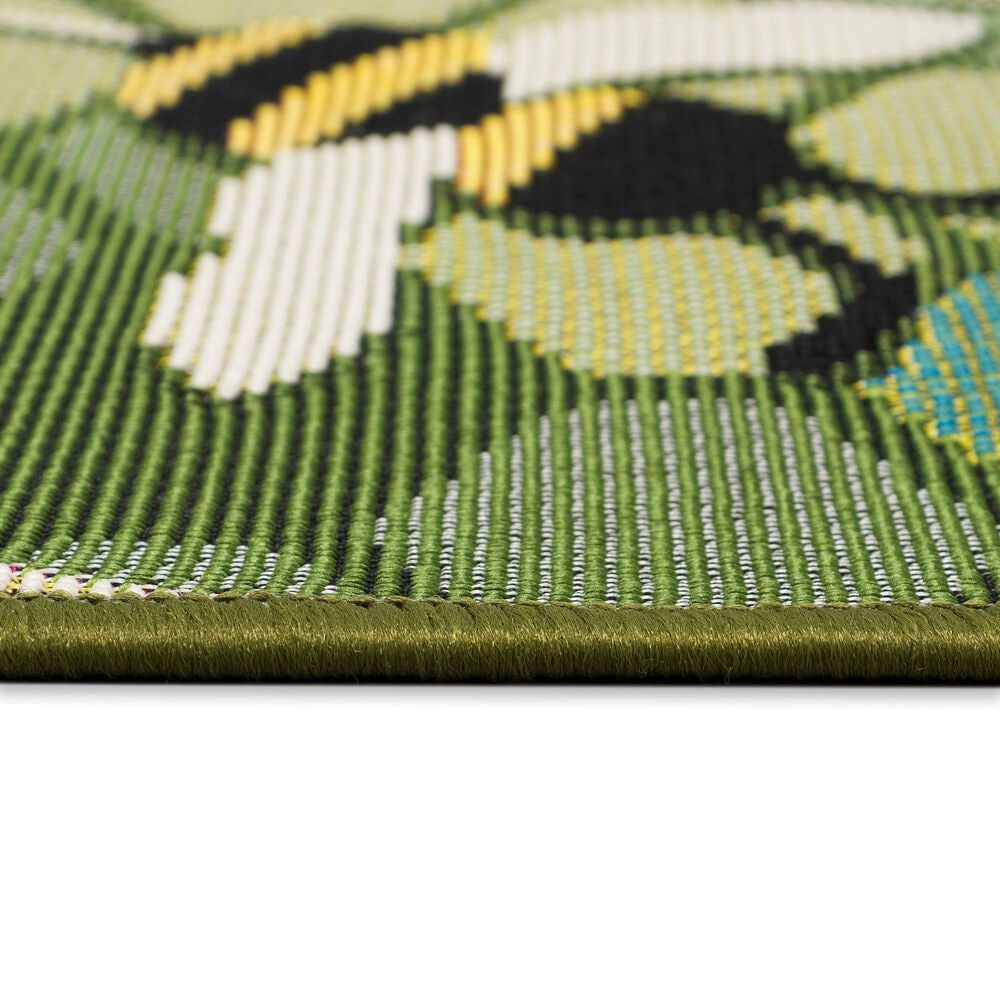 Trans-Ocean Import Liora Manne Esencia Bee Green 2&#39; x 2&#39;10&quot; Indoor/Outdoor Area Rug, , large