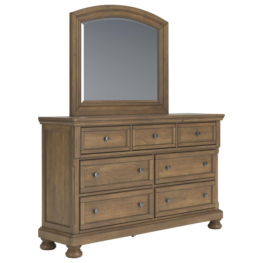 Ashley Feddinger 3-Piece King Storage Bedroom Set in Chestnut Brown, , large
