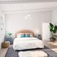 Hunter Aker 52" Ceiling Fan with LED Lights in Fresh White, , large