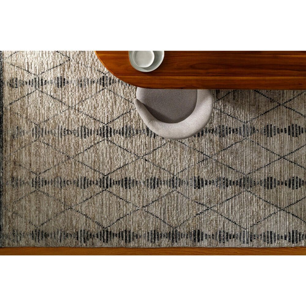 Surya Birch Black, Charcoal, Gray and Cream 12' x 15' Area Rug, , large