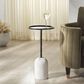 Safavieh Tanyarose Drink Table in Black and White, , large