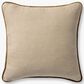 Loloi 22" Square Throw Pillow in Mustard and Beige, , large