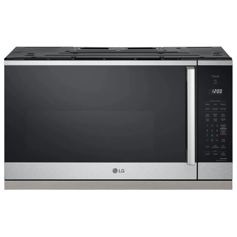 LG 2.1 Cu. Ft. Over-the-Range Microwave Oven in PrintProof Stainless Steel, , large