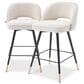 Eichholtz Cliff Counter Stool in Black and Brass (Set of 2), , large