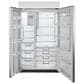 Sub Zero 28.8 Cu. Ft. Classic Side-by-Side Refrigerator with Internal Dispenser in Panel Ready, , large